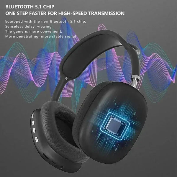 p9 headphones with mic and deep bass