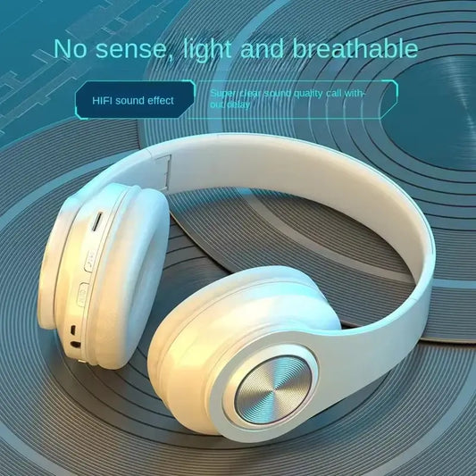 wireless noise cancelling headphones with HIFI sound effect and comfortable design.